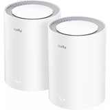 Cudy BE3600 mesh router Wit, 2 stuks