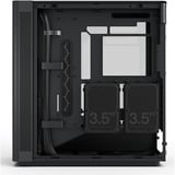 Fractal Design Define One Dark TG midi tower behuizing Zwart | 2x USB-A | 1x USB-C | Tempered Glass