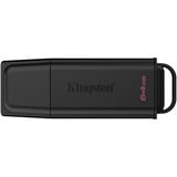 Kingston DataTraveler Exodia 64 GB usb-stick Zwart, USB-A 3.2 Gen 1 (5 Gbit/s)