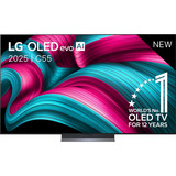 LG OLED evo AI C5 77" Ultra HD OLED-tv Zwart, 4x HDMI, 3x USB, Optisch, Bluetooth, LAN, WLAN, HDR10, Dolby Vision