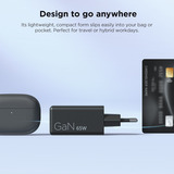 Lenovo 65W Mini USB-C GaN Charger Zwart