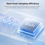 Lenovo 65W Mini USB-C GaN Charger Zwart
