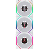Lian Li UNI FAN TL LCD FLEX 120 Wireless RGB case fans Wit, 3 stuks, 124 x 120 x 28 mm, PWM