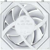 Lian Li UNI FAN TL LCD FLEX 120 Wireless RGB case fans Wit, 3 stuks, 124 x 120 x 28 mm, PWM