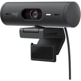 Logitech Brio 500 Full HD Webcam Zwart, 1080p/30fps, 720p/60fps