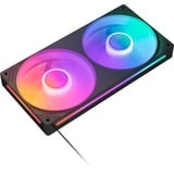 NZXT F240 RGB CORE case fans Zwart, 2 stuks, 240 x 120 x 26 mm