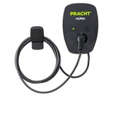 PRACHT ALPHA MONO XT+ laadpaal Zwart, 7,4 - 22 kW, 5,5 m kabel, RFID