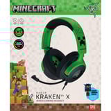 Razer  over-ear gaming headset Zwart/groen