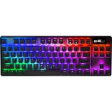 SteelSeries Apex Pro TKL Wireless, gaming toetsenbord Zwart, FR lay-out, SteelSeries OmniPoint 2.0, Bluetooth, 2,4 GHz, RGB led, TKL, Double shot PBT-keycaps