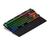 SteelSeries Apex Pro TKL Wireless, gaming toetsenbord Zwart, FR lay-out, SteelSeries OmniPoint 2.0, Bluetooth, 2,4 GHz, RGB led, TKL, Double shot PBT-keycaps