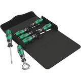 Wera Kraftform 300/7 Set 3 Schroevendraaierset Kraftform Plus Zwart/groen, 7‑delig