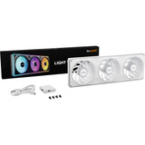 be quiet! Light Wings Pro IO 360mm Reverse RGB case fans Wit, 3 stuks, 360 x 120 x 28 mm, Single Frame, Reverse