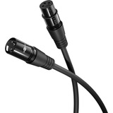 goobay XLR-aansluitkabel Zwart, 1 meter