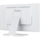 iiyama ProLite T2452MSC-W1 24" monitor Wit/zwart, Touch, HDMI, DisplayPort, USB, Audio 