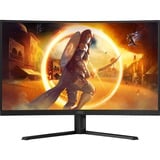 AOC CQ32G4VE 31.5" curved gaming monitor Zwart, 2x HDMI, DisplayPort, 180 Hz