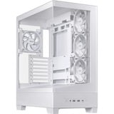 ASUS A31 PLUS midi tower behuizing Wit | 2x USB-A | 2x USB-C | Window