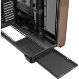 Antec C8 Curve Wood midi tower behuizing Zwart/houtkleur | 2x USB-A | 1x USB-C | Tempered Glass