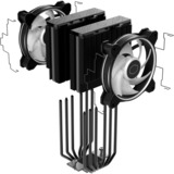 Cooler Master Hyper 622 Halo Black cpu-koeler Zwart, 4-pin PWM fan-connector