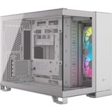 Corsair iCUE LINK 2500X RGB mini tower behuizing Wit | 2x USB-A | 1x USB-C | RGB | Window