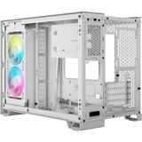 Corsair iCUE LINK 2500X RGB mini tower behuizing Wit | 2x USB-A | 1x USB-C | RGB | Window