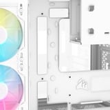 Corsair iCUE LINK 2500X RGB mini tower behuizing Wit | 2x USB-A | 1x USB-C | RGB | Window
