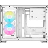 Corsair iCUE LINK 2500X RGB mini tower behuizing Wit | 2x USB-A | 1x USB-C | RGB | Window