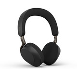 Jabra Evolve3 75 on-ear headset Zwart, Microsoft Teams (MS), Link390 USB-A, Wireless Charger