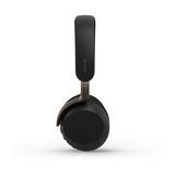 Jabra Evolve3 75 on-ear headset Zwart, Microsoft Teams (MS), Link390 USB-A, Wireless Charger