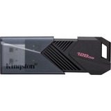 Kingston DataTraveler Exodia Onyx 128 GB usb-stick Zwart/zwart, DTXON/128GB, USB-A 3.2 Gen 1
