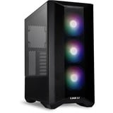 Lian Li Lancool II Mesh RGB midi tower behuizing Zwart | 2x USB-A | 1x USB-C | RGB | Tempered Glass