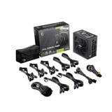 MSI MAG A1250GL PCIE5 modulaire 1250 watt voeding  Zwart, 1x 12V-2x6, 4x PCIe