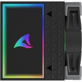 Sharkoon A60 RGB cpu-koeler Zwart, 4-pins PWM fan-connector