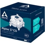 ARCTIC Alpine 17 CO CPU-koeler Zwart, 4-pins PWM fan-connector