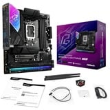 ASRock B860M Lightning WiFi socket 1851 moederbord Zwart, RAID, 2.5 Gb-LAN, WLAN, BT, Sound, µATX