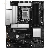 ASRock B860 ROCK WIFI 7 socket 1851 moederbord Zwart/zilver, RAID, 2.5Gb-LAN, Wi-Fi 7, BT, Sound, ATX