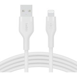 Belkin BOOSTCHARGE Flex USB-A-kabel met Lightning-connector Wit, 2 m