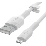 Belkin BOOSTCHARGE Flex USB-A-kabel met Lightning-connector Wit, 2 meter