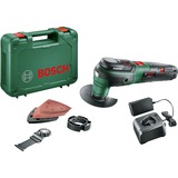 Bosch Accu UniversalMulti 12 multifunctioneel gereedschap Groen/zwart, Accu inbegrepen