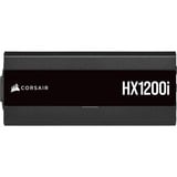 Corsair HX1200i, 1200 Watt voeding  Zwart, 1x 12VHPWR, 4x PCIe, kabelmanagement