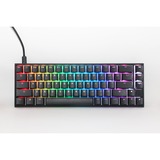 Ducky Mecha Pro SF, toetsenbord Zwart, BE Lay-out, Cherry MX Silent, RGB leds, 65%, ABS