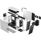 Fractal Design Meshify 2 Clear Tempered Glass midi tower behuizing Wit | 2x USB-A | 1x USB-C | Window