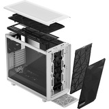 Fractal Design Meshify 2 Clear Tempered Glass midi tower behuizing Wit | 2x USB-A | 1x USB-C | Window