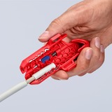 KNIPEX ErgoStrip Universeel kabelstrip-/ontmantelingsgereedschap Rood/blauw