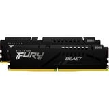 Kingston FURY 32 GB DDR5-6400 Kit werkgeheugen Zwart, KF564C32BBEK2-32, Beast, XMP, EXPO