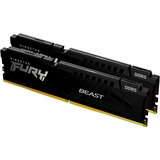 Kingston FURY 32 GB DDR5-6400 Kit werkgeheugen Zwart, KF564C32BBEK2-32, Beast, XMP, EXPO