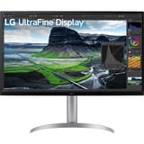 LG UltraFine 32UQ850V-W 31.5" 4K UHD monitor Zwart, 2x HDMI, DisplayPort, 2x USB-A, USB-B, USB-C
