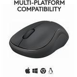 Logitech M240 Silent muis Grafiet, Bluetooth