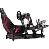 Next Level Racing F-GT Elite - Front & Side Mount edition racingsimulator Zwart/rood