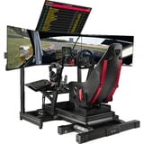 Next Level Racing F-GT Elite - Front & Side Mount edition racingsimulator Zwart/rood