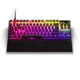 SteelSeries Apex Pro TKL, gaming toetsenbord Zwart, US lay-out, SteelSeries OmniPoint 2.0, RGB led, Double shot PBT-keycaps